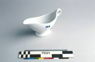 Gravy boat with emblem of Chandris Line