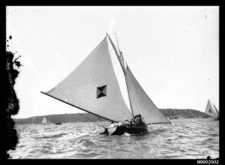 18-footers ONDA  and  FURIOUS sailing on Sydney Harbour