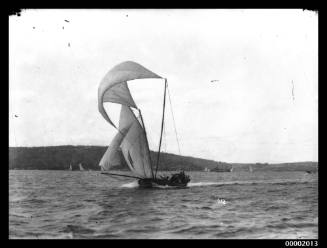 18-footer sailing on Sydney Harbour