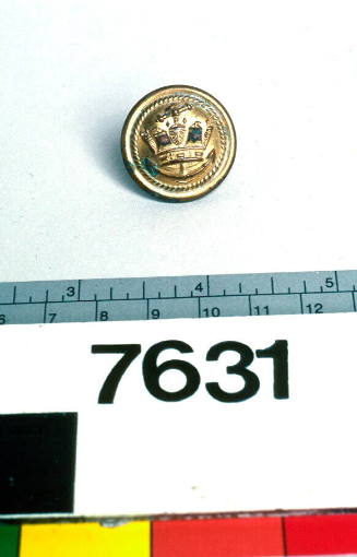 Uniform button for Merchant Navy