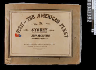 Visit of the American Fleet to Sydney July - August 1925