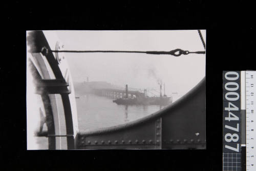 An oil tanker at the jetty of Ras Gharib oilfields, Egypt