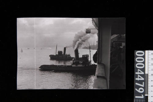 Tugs NEPTUNE and CANUTE manoeuvring NEW AUSTRALIA