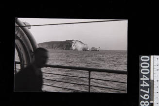 View of 'The Needles' from migrant ship NEW AUSTRALIA
