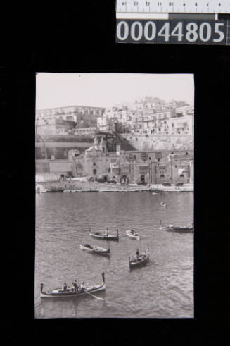 Boats in Valletta Harbour, Malta