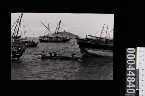 Dhows at Ma'alla in Aden, Yemen