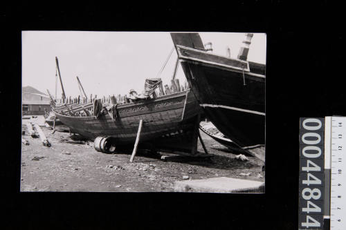 Dhow under construction at Ma'alla in Aden, Yemen