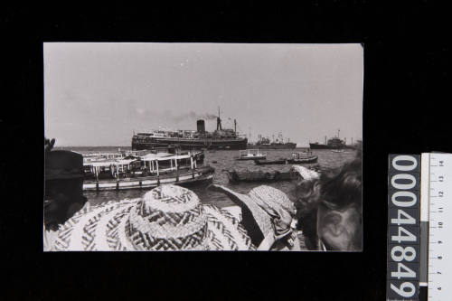 Ships moored in Aden Harbour