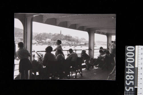 Passengers on the deck of NEW AUSTRALIA