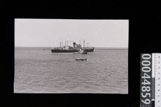 Vessels in Aden Harbour, Yemen