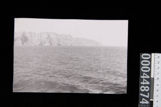 A coastal view leaving Aden Harbour, Yemen