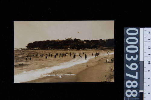 Swimmers and sunbathers at Cronulla beach