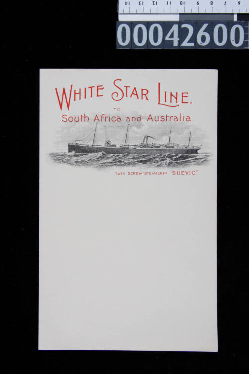 White Star Line letterhead