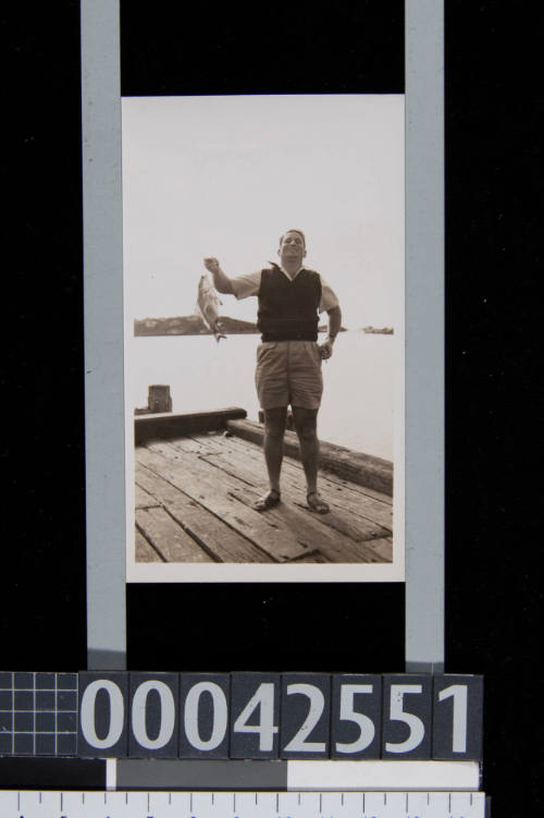 Fisherman with fish, Coolangatta