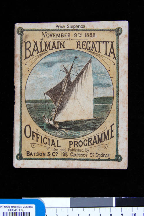 Balmain Regatta 9 November 1888