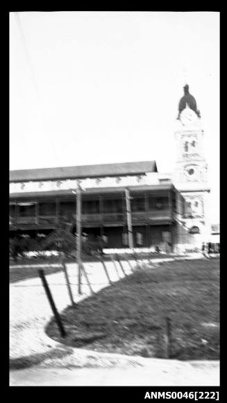 Large building with ornamental clock tower