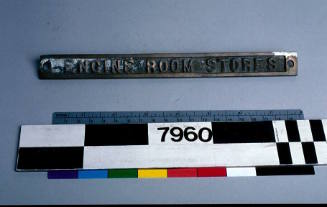 Brass sign from SS MOBIL AUSTRALIS



METAL PLAQUE INSCRIBED, 'ENGINE ROOM STORES', FROM SS "MOBIL AUSTRALIS"