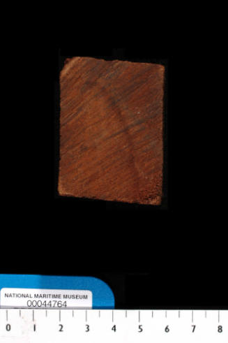 Block of wood prop used by Lois Carrington