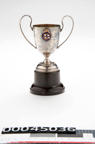 Trophy awarded to James and Audrey Carr: SS ORONSAY