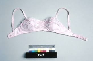Women's pink frilled bikini