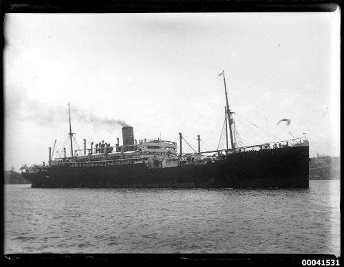 SS LARGS BAY of Adelaide leaving for London on Saturday 29 December 1923