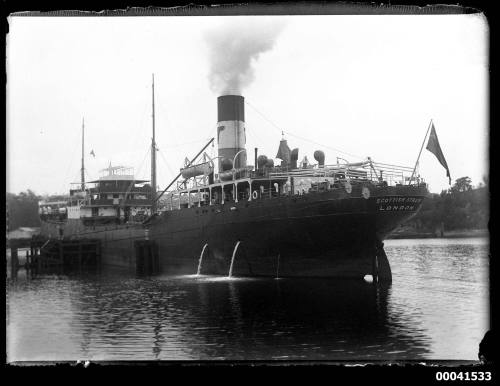 SS SCOTTISH STRATH at B.I.O. Company's works Gore Bay on Saturday 5 January 1924