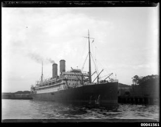RMS ORVIETO at East Circular Quay, Saturday 25 August 1923