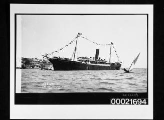 SS EASTERN Flagship Balmain Regatta 14 November 1909