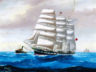 PORT JACKSON training ship with tug HEROIC