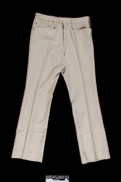 Khaki uniform trousers