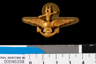 Albatross and fouled anchor badge  [2]