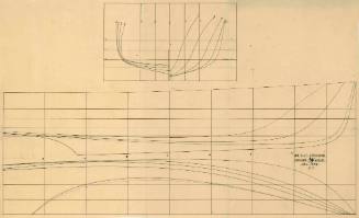 Lines plan of a standard 36 foot cruiser