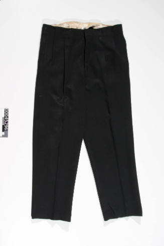 Black dress trousers