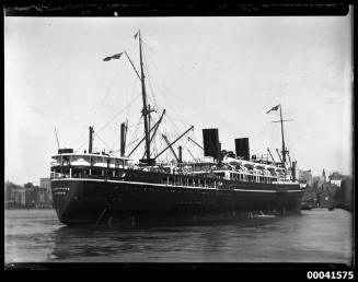 CARTHAGE berthing at No 4 Circular Quay West from Pyrmont on Thursday 16 June 1932