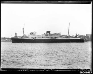 MV DUNTROON of Melbourne leaving on Maiden Voyage to Fremantle via Ports on Saturday afternoon 12 October 1935
