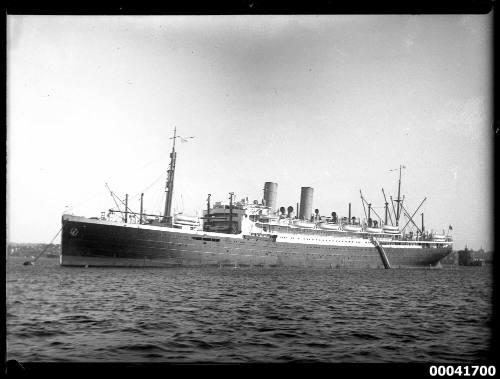 ORMUZ at the P&O Buoy on Sunday afternoon 2 March 1924