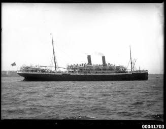 Orient Line SS OMAR leaving for London on Tuesday 20 November 1923 at noon