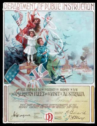 Public Schools Demonstration Sydney NSW to the American Fleet on its visit to Australia