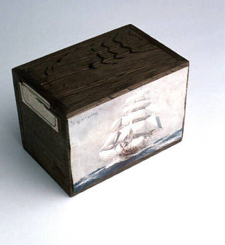Box made from the timber of the clipper ship LIGHTNING