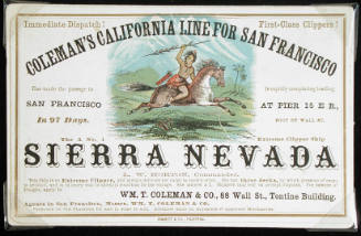 SIERRA NEVADA - Coleman's California Line for San Francisco