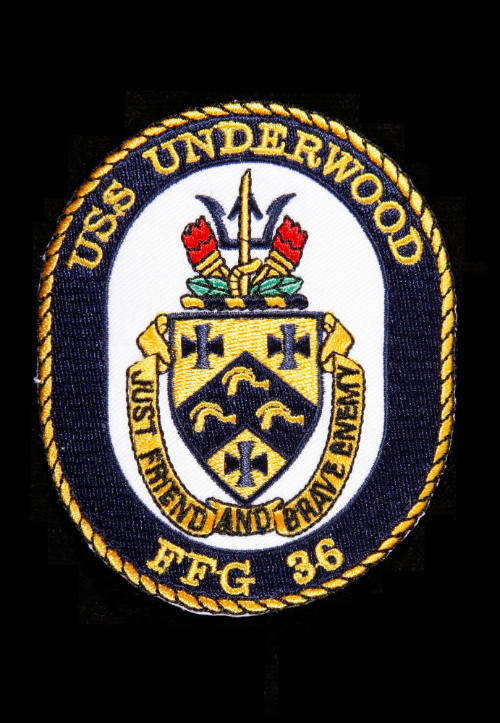 USS UNDERWOOD cloth patch