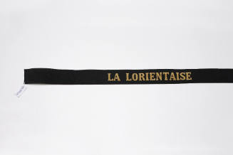 Cap tally from French ship LA LORIENTAISE