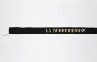 Cap tally from the French ship LA DUNKERQUOISE