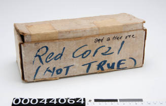 Cardboard box used for storing coral