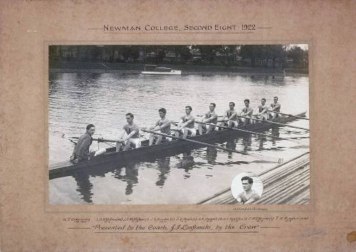 Rowing team Newman College, second eight 1922