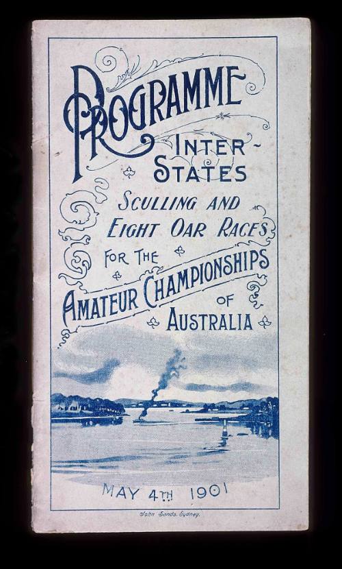 Interstates Sculling and Eight Oar Races for Amateur Championships of Australia