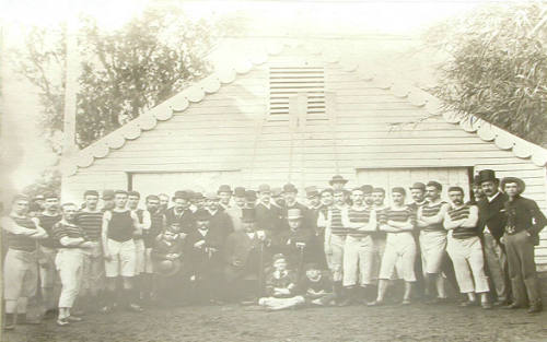 Portrait of Adelaide Rowing Club members