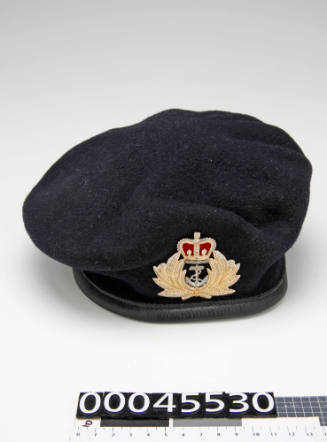 Naval beret worn by CMDR Peter Collins AM, RFD, QC