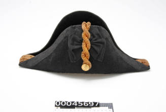 Royal Australian Navy Officer's cocked hat, belonging to Captain L N Dine