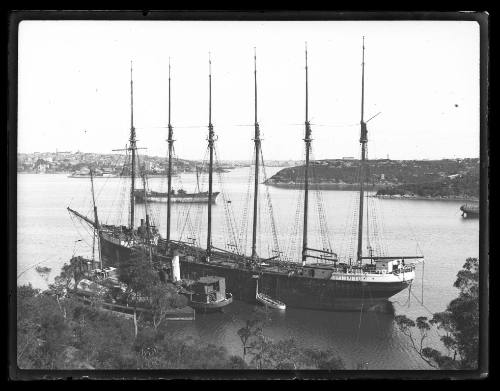 HELEN B STERLING moored in Kerosene Bay, Sydney Harbour